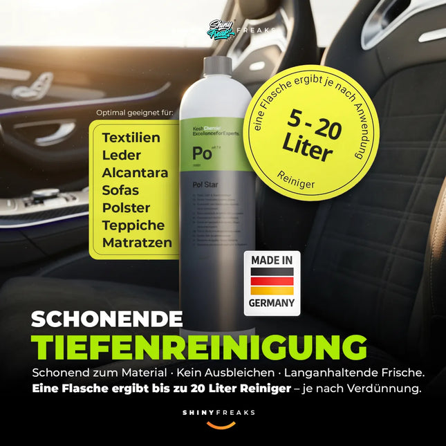 Koch Chemie Innenraum Set Pol Star + Schaumspender + Zubehör (4-teilig)